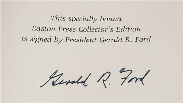 Gerald Ford Signed Book (JSA)